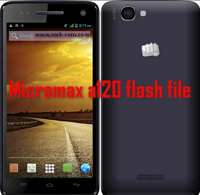 Micromax a120 flash file